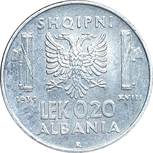 0.20 lek - Albanie