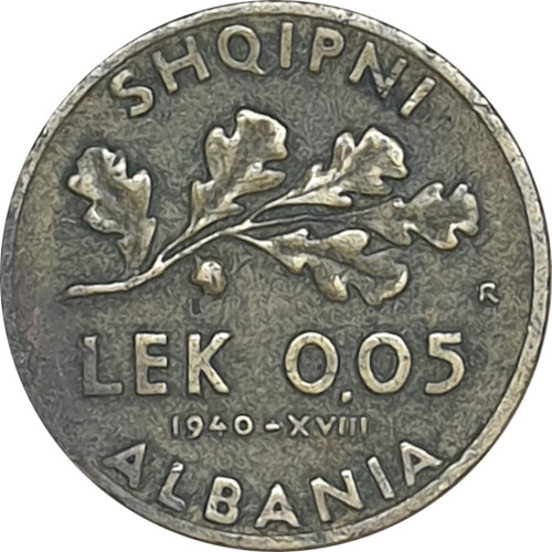 0.05 lek - Albania