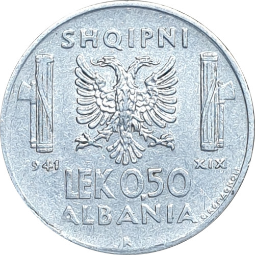 0.50 lek - Albanie