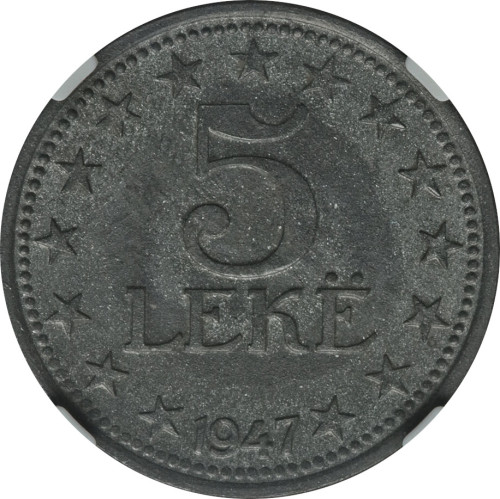 5 leke - Albanie