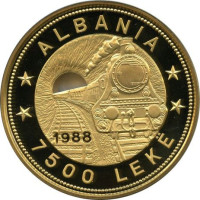 7500 leke - Albania