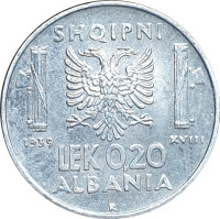 0.20 lek - Albania