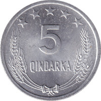 5 qindarka - Albania