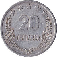 20 qindarka - Albanie