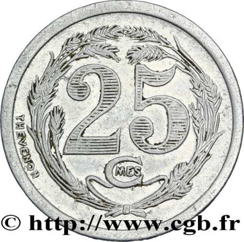 25 centimes - Algérie