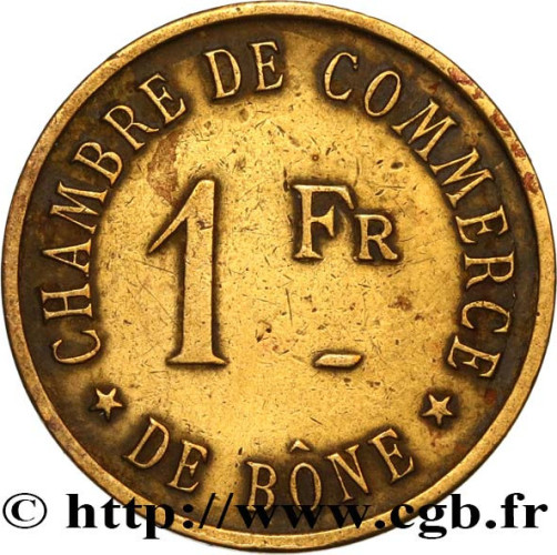 1 franc - Algérie