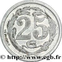 25 centimes - Algeria