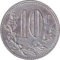 10 centimes - Algeria