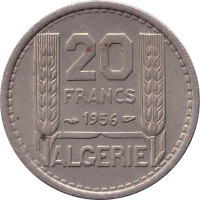 20 francs - Algeria