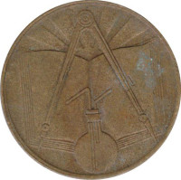 50 centimes - Algeria