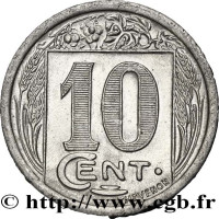 10 centimes - Algérie