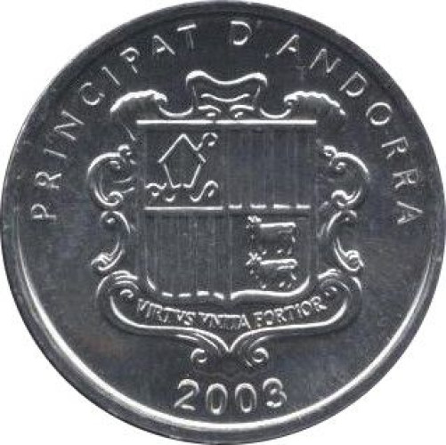 1 centim - Andorre