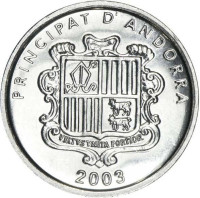 1 centim - Andorra