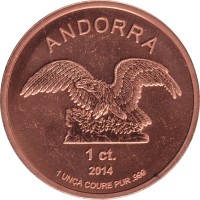 1 centim - Andorra