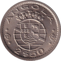 2 1/2 escudos - Angola