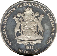 30 dollars - Antigua et Barbuda