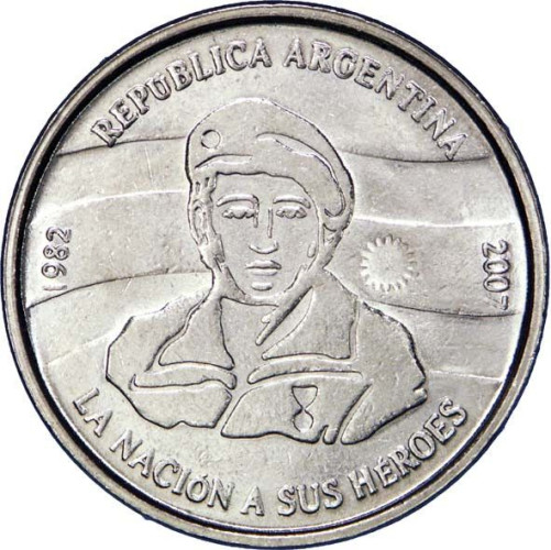 2 pesos - Argentine