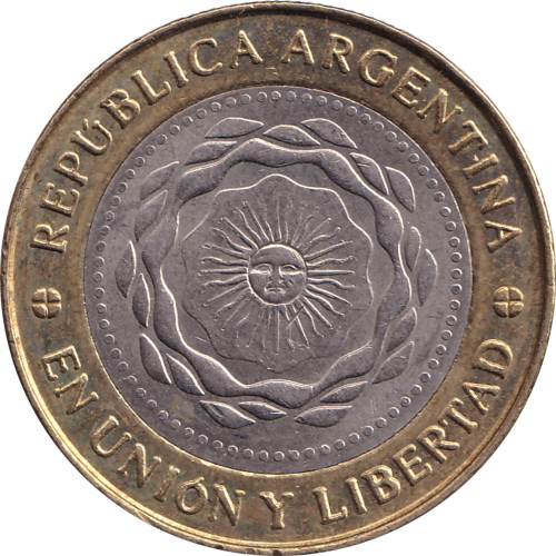 2 pesos - Argentine