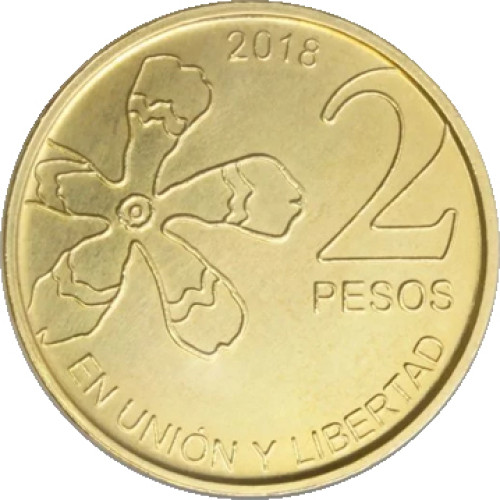 2 pesos - Argentina