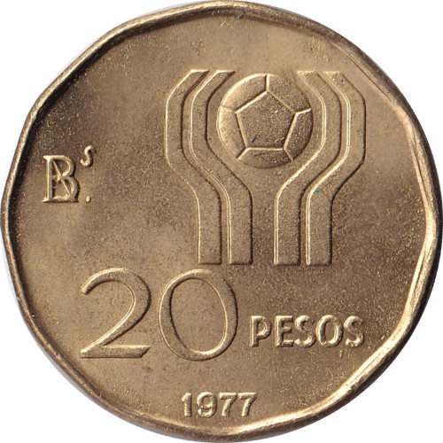 20 pesos - Argentine