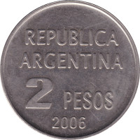 2 pesos - Argentina