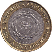 2 pesos - Argentina