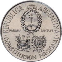 2 pesos - Argentine