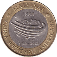 2 pesos - Argentine