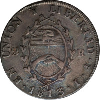 2 reales - Argentine