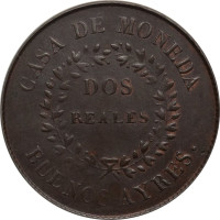 2 reales - Argentine