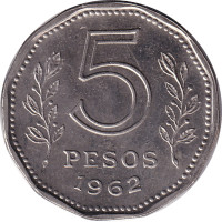 5 pesos - Argentine