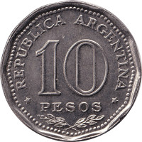 10 pesos - Argentine