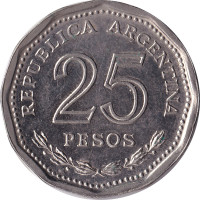 25 pesos - Argentine