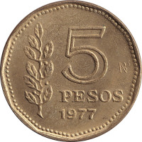 5 pesos - Argentine