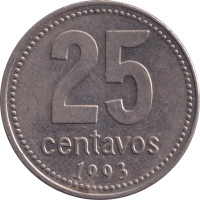 25 centavos - Argentine