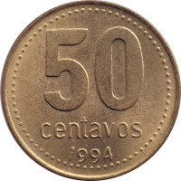 50 centavos - Argentine