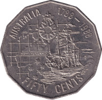 50 cents - Australie