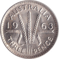 3 pence - Australia