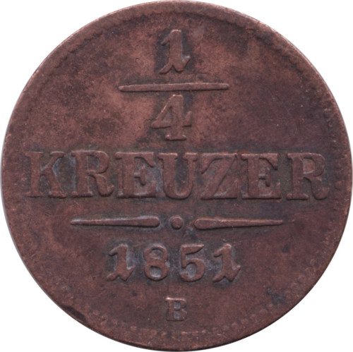 1/4 kreuzer - Autriche