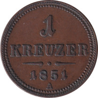 1 kreuzer - Austria