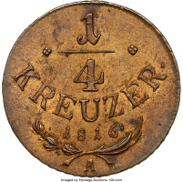 1/4 kreuzer - Austria