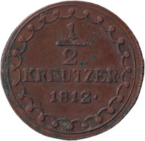 1/2 kreuzer - Austria