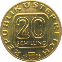 20 schilling - Autriche