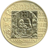 1000 schilling - Austria