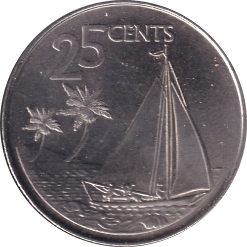 25 cents - Bahamas