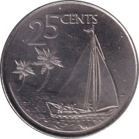 25 cents - Bahama Islands