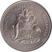 2 dollars - Bahamas
