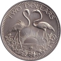 2 dollars - Bahamas