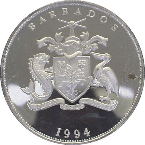 5 dollars - Barbados