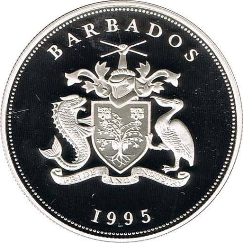 5 dollars - Barbados